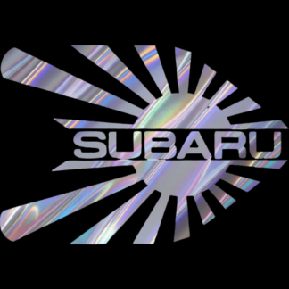 sticker autocollant holographic subaru 4 E2BGN