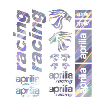 kit Stickers moto Aprilia racing holographic
