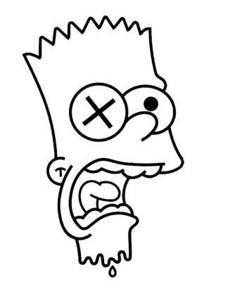 sticker autocollant Simpson 1 7FNV0