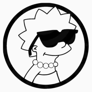 sticker autocollant Simpson 4 Q7TWA