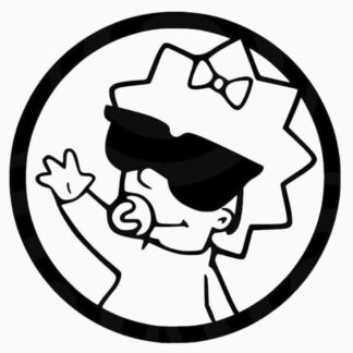 sticker autocollant Simpson 6 HGDFI