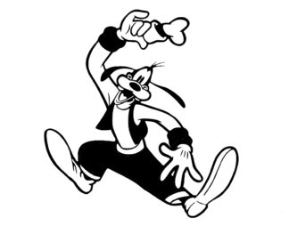 sticker autocollant Disney dingo 3 6RFCW