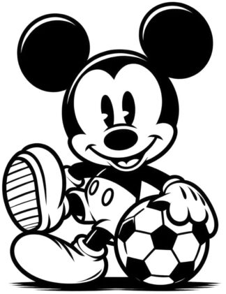 sticker autocollant Héro Mickey Disney 5 T6SIS