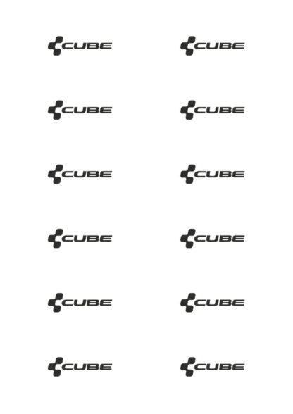 sticker autocollant vélo bike cube lot de 12 5JVGY