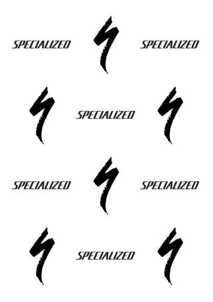 sticker autocollant vélo bike specialized lot de 12 41IVM