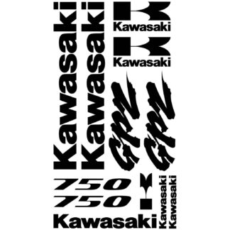 Sticker kit kawasaki gpz 750 moto  KMK6