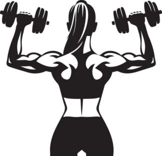 sticker autocollant musculation bodybuilder sport 1 NVB1D