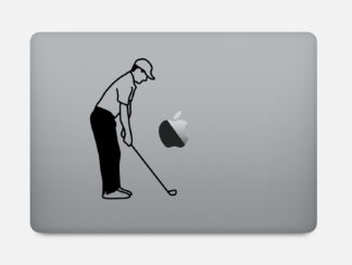 sticker autocollant MacBook sport golf KGVFL