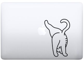 sticker autocollant MacBook yoga chat 1AW1L