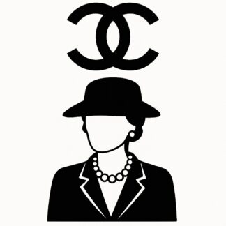 Sticker autocollant Chanel décoration decostickerstore - ECTQ30