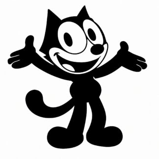 Sticker autocollant Félix le chat décoration decostickerstore - GPZBZE
