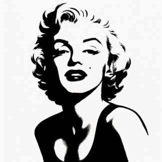 Sticker autocollant Maryline Monroe décoration decostickerstore - HFNX2O