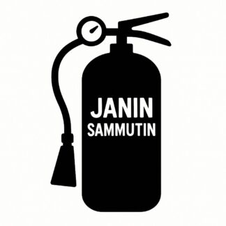 Sticker autocollant Palomies tarra nimellä Janin sammutin décoration decostickerstore - I8KU8J