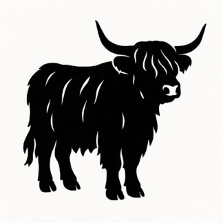 Sticker autocollant Vache highland décoration decostickerstore - 8WHOWP