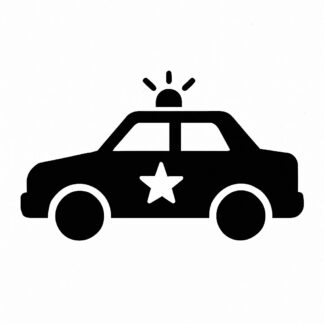 Sticker autocollant Voiture de police décoration decostickerstore - EAYPNB