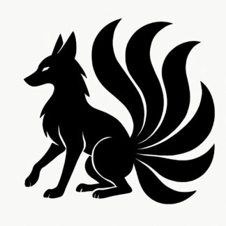 Sticker autocollant kyubi décoration decostickerstore - O3VIJF