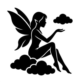 sticker autocollant fée KJFQY