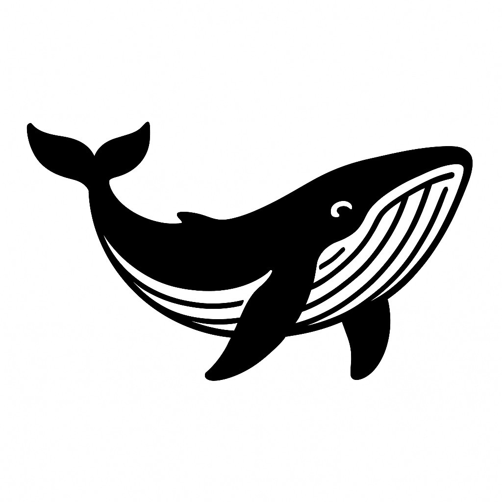 Sticker autocollant client Baleine - SNLRKD
