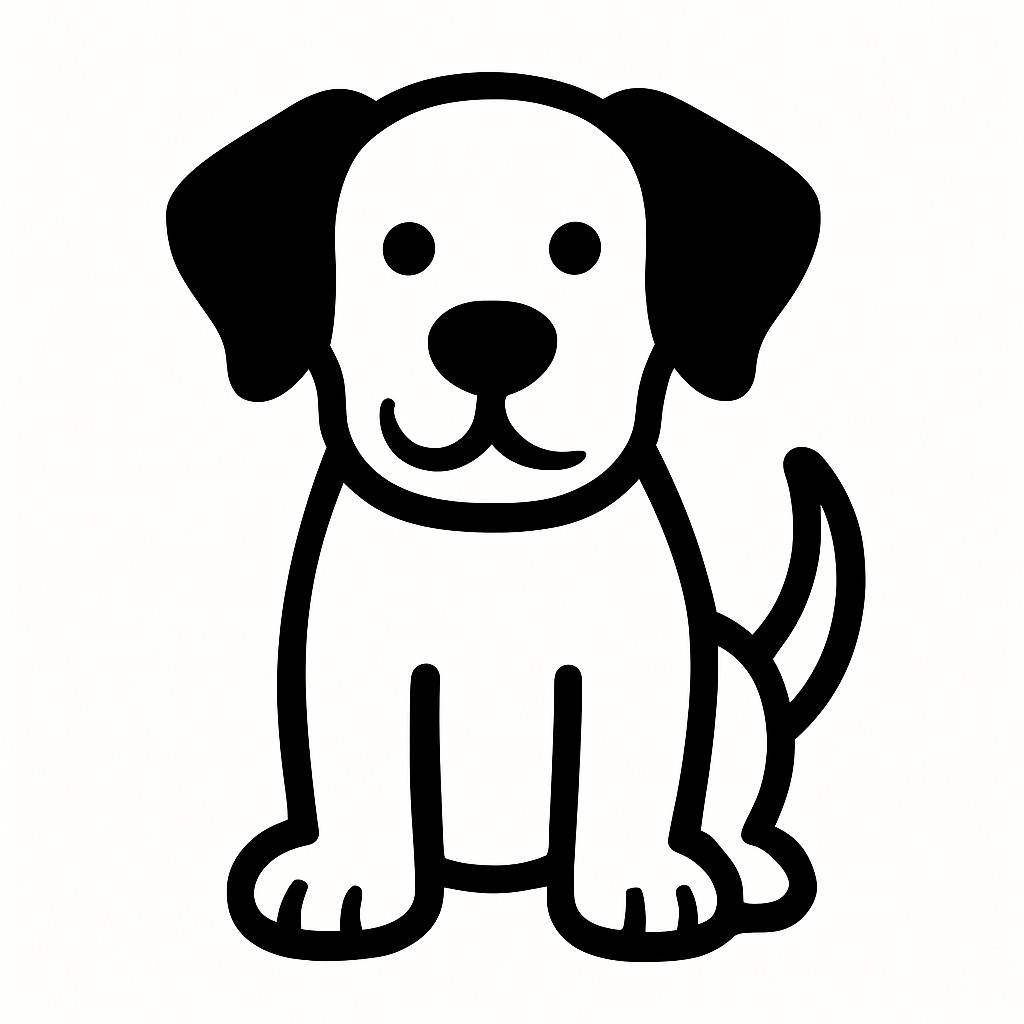 Sticker autocollant client Chien - QEIY02