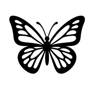 Sticker autocollant client Papillon - VC2RTY