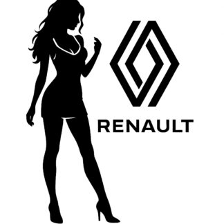 Sticker autocollant client Renault - 1EFG1Q
