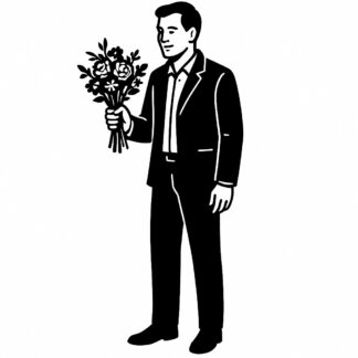 Sticker autocollant client Fleurs - VCJZWK