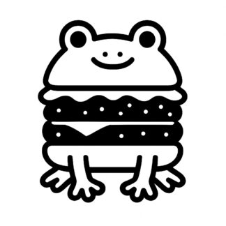 Sticker autocollant client Burger - 3LGPPM