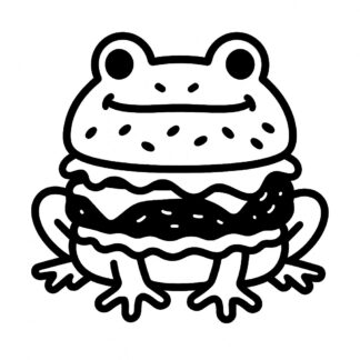 Sticker autocollant client Burger - MBHBZB