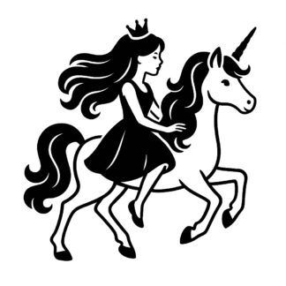 Sticker autocollant client Licorne - RT4U6N