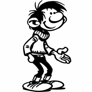 Sticker autocollant client Lagaffe - XW0DFD