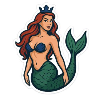 Autocollant Fille sirène sexy logo Scania décoration decostickerstore - VPMIJY