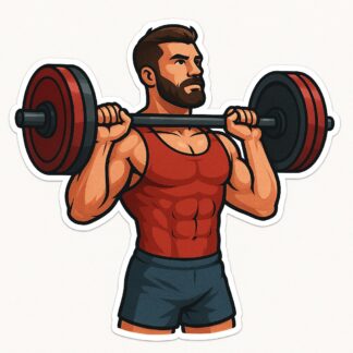 Autocollant Homme fitness décoration decostickerstore - 5IGWUM