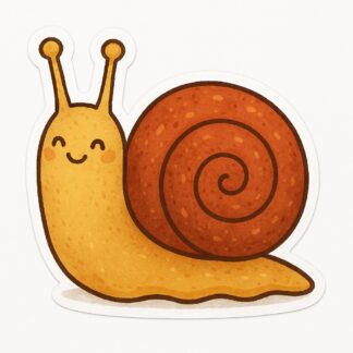 Autocollant Un joli escargot décoration decostickerstore - 3XAZEO
