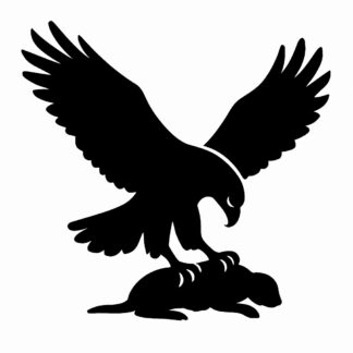 Sticker autocollant Aigle sur proie décoration decostickerstore - CFV2CQ