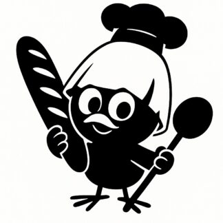 Sticker autocollant Calimero boulanger décoration decostickerstore - LWA3F5