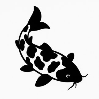 Sticker autocollant Carpe Koï Japon illustration décoration decostickerstore - JR7UAC