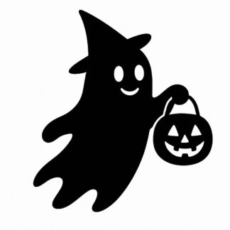 Sticker autocollant Casper fantome fête Halloween décoration decostickerstore - YPYHHB