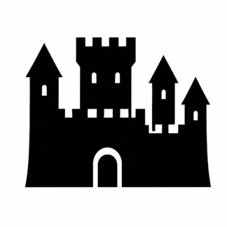 Sticker autocollant Château médiéval décoration decostickerstore - 4IX582