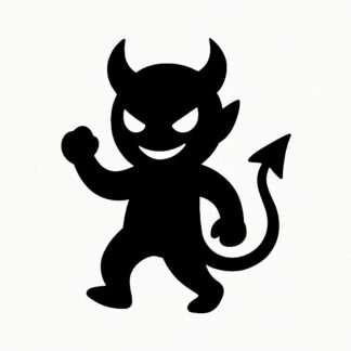 Sticker autocollant Diablotin décoration decostickerstore - IDKPHM