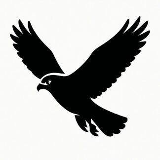 Sticker autocollant Faucon en vol décoration decostickerstore - PLIQXO