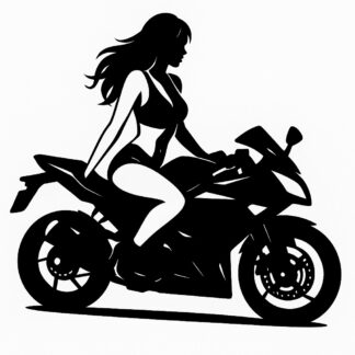 Sticker autocollant Fille sexy kawasaki décoration decostickerstore - B4MPKM