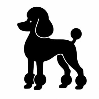 Sticker autocollant Poodle 🐩 décoration decostickerstore - 6YVH5I