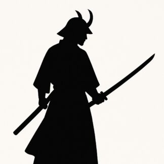 Sticker autocollant Samouraï décoration decostickerstore - ENHMLO