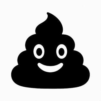 Sticker autocollant Un caca joyeux décoration decostickerstore - MWHLCG