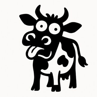Sticker autocollant Une vache folle décoration decostickerstore – PH4RFL Sticker autocollant Une vache folle décoration decostickerstore - PH4RFL