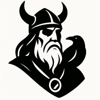 Sticker autocollant Wikinger odin décoration decostickerstore - JS8VNS