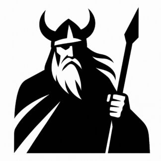Sticker autocollant Wikinger odin décoration decostickerstore - RUS3KP