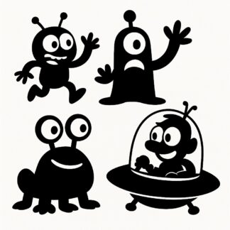 Sticker autocollant Zinzins de l’espace décoration decostickerstore - XZRW1M