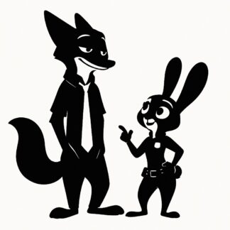 Sticker autocollant Zootopia décoration decostickerstore - BUJNXC