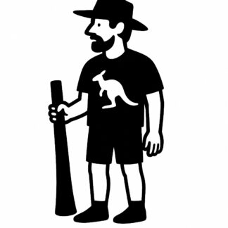 Sticker autocollant australia dude décoration decostickerstore - V8MBMJ